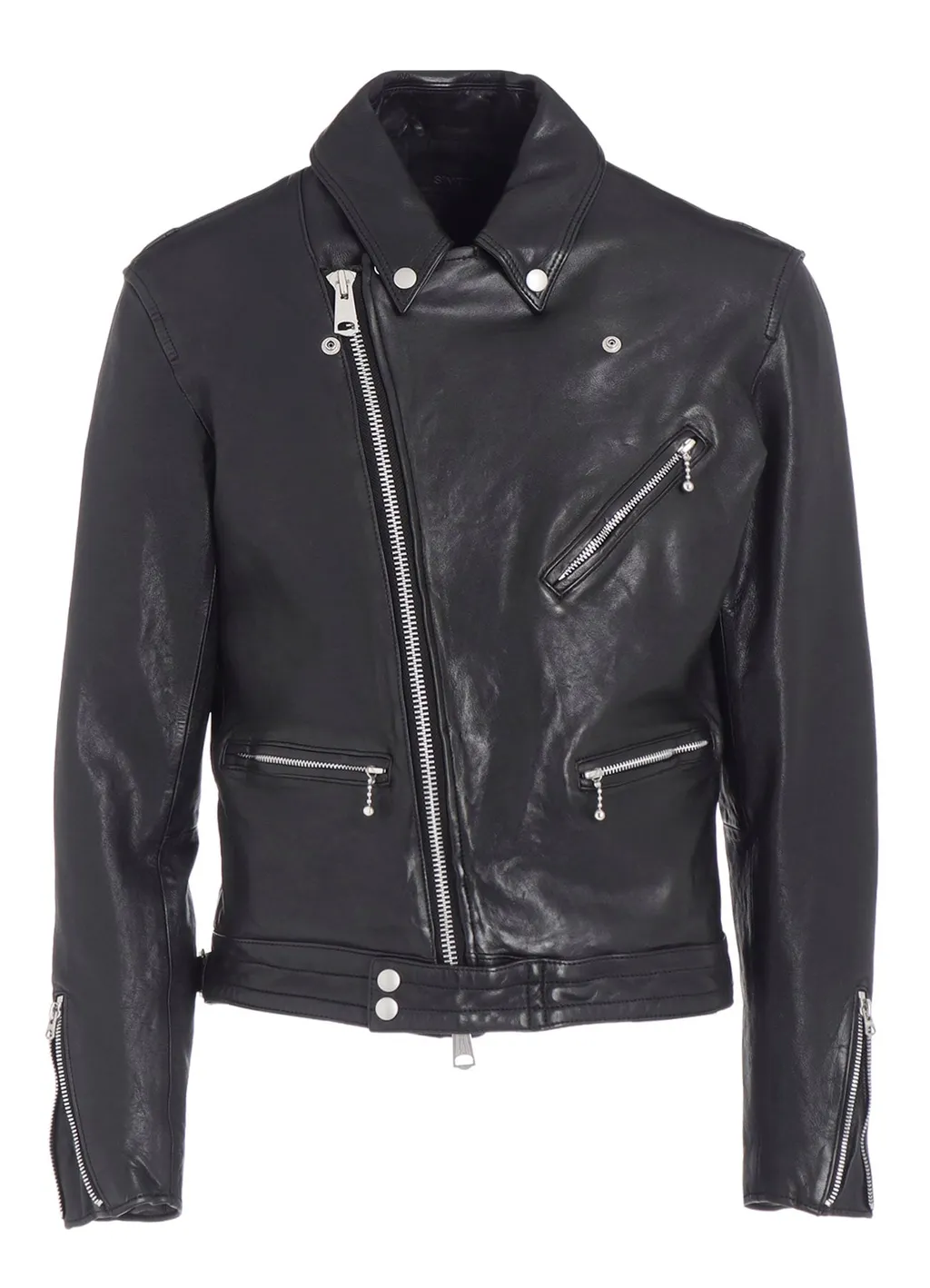 Washed Sheep Leather Classic Double Riders Jacket