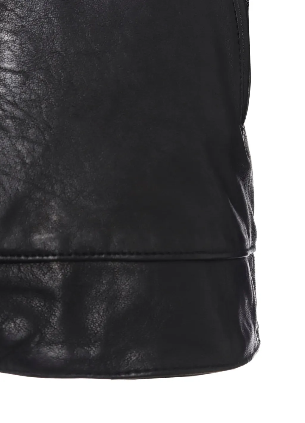Washed Sheep Leather Classic Single-Breasted Jacket