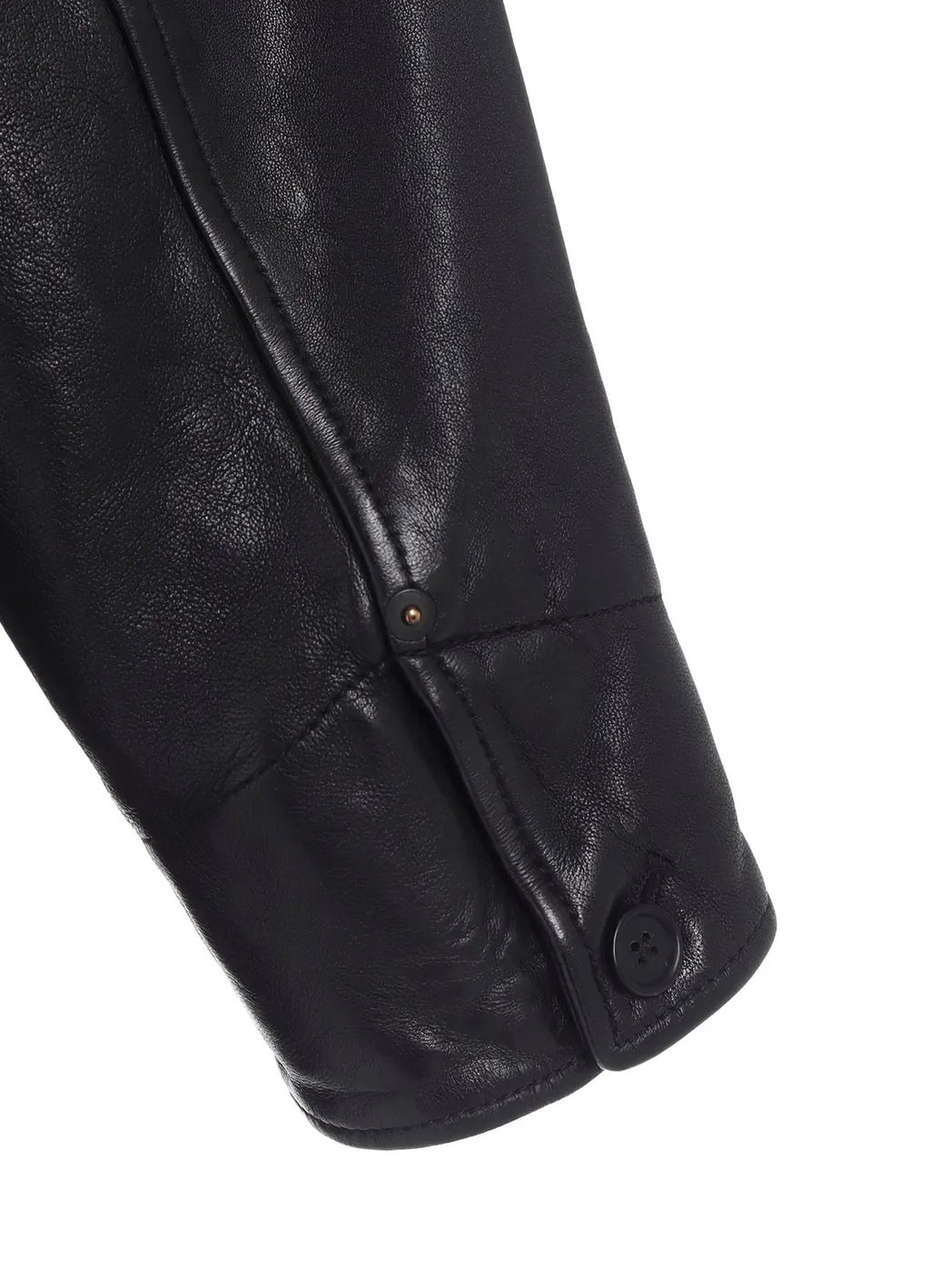 Washed Sheep Leather Coverall With Workwear Details
