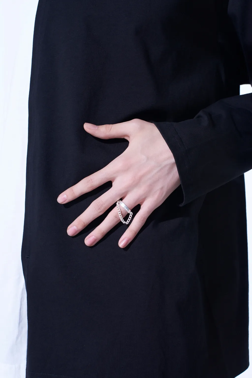 Brass Chain Ear Cuff Chain Ring