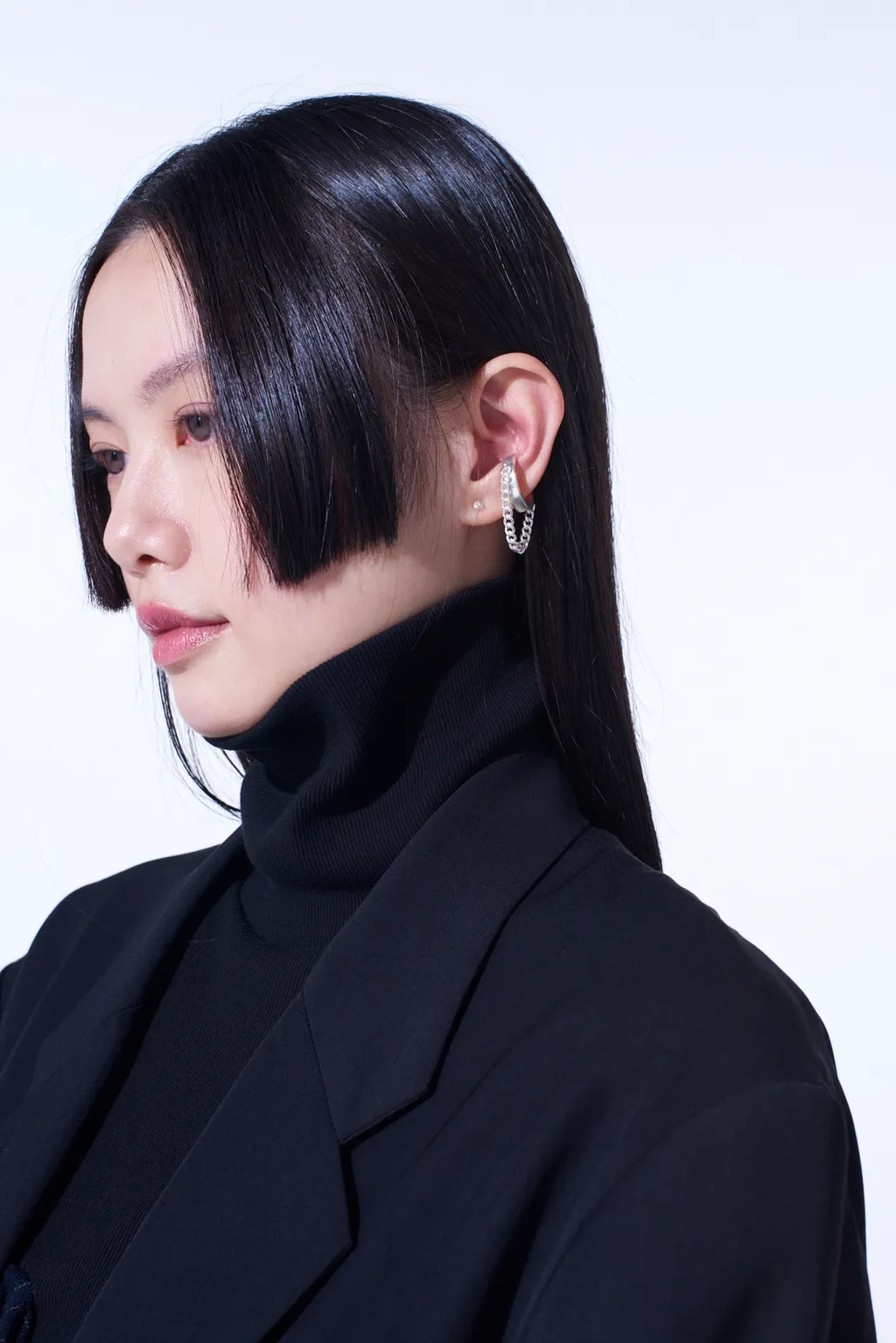 Brass Chain Ear Cuff Chain Ring