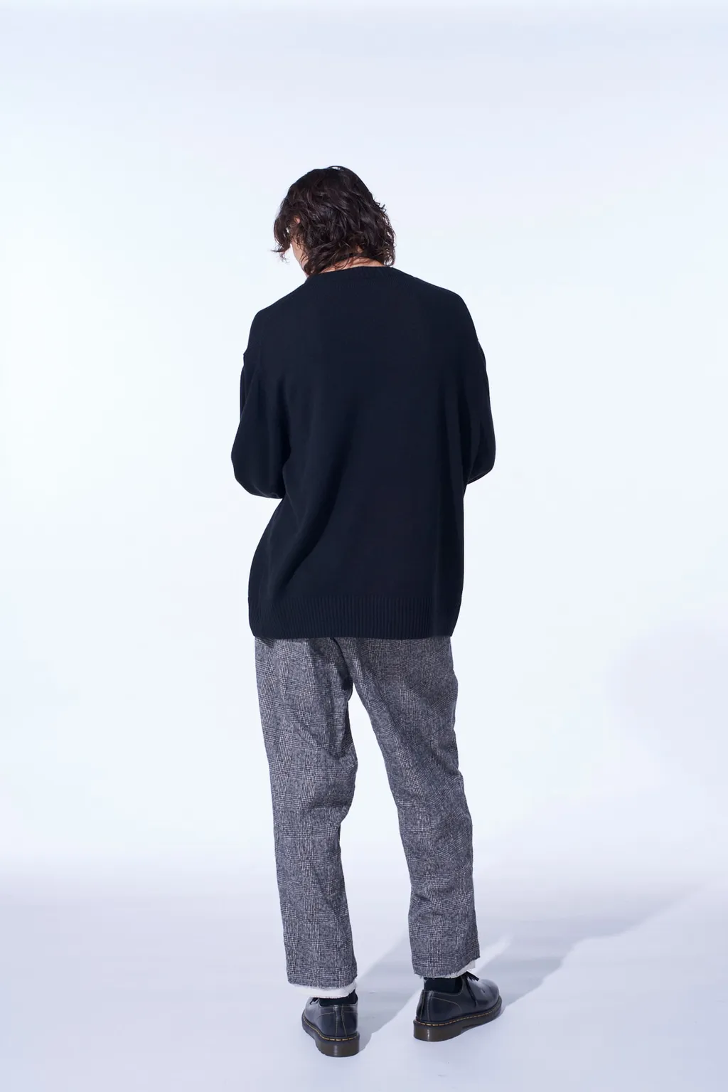 7G Wool-Blend Intarsia Message Pullover