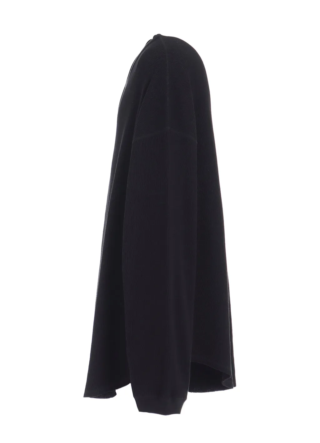 16/Thermal Waffle Gusset Oversized T-Shirt