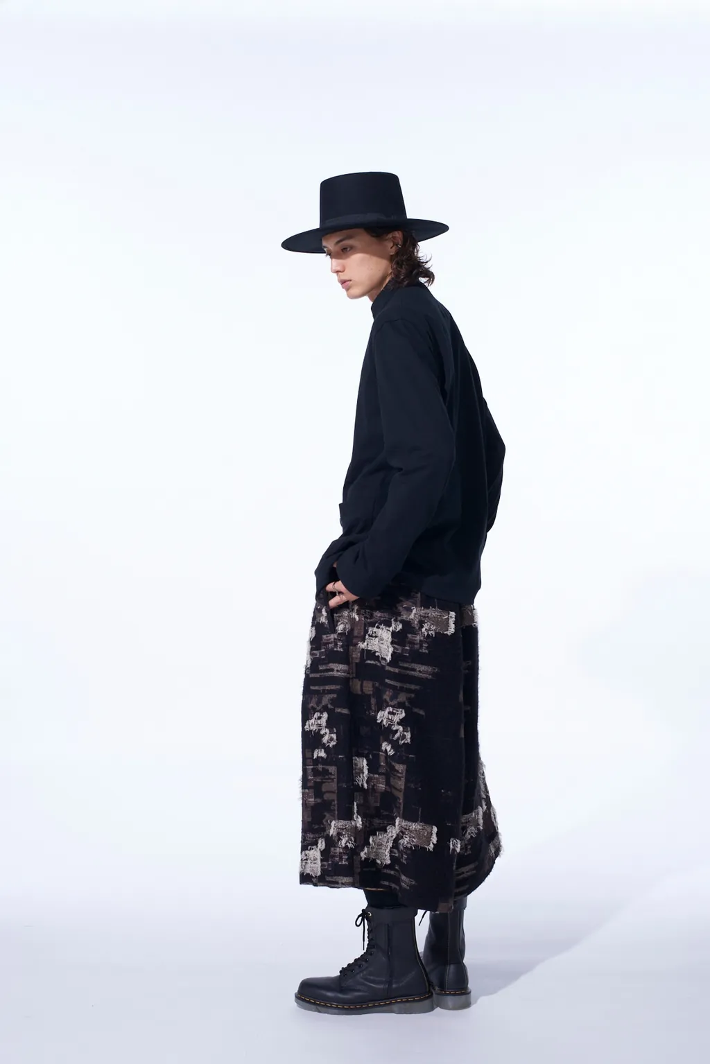 Cotton Jersey Stand Collar Double Jacket