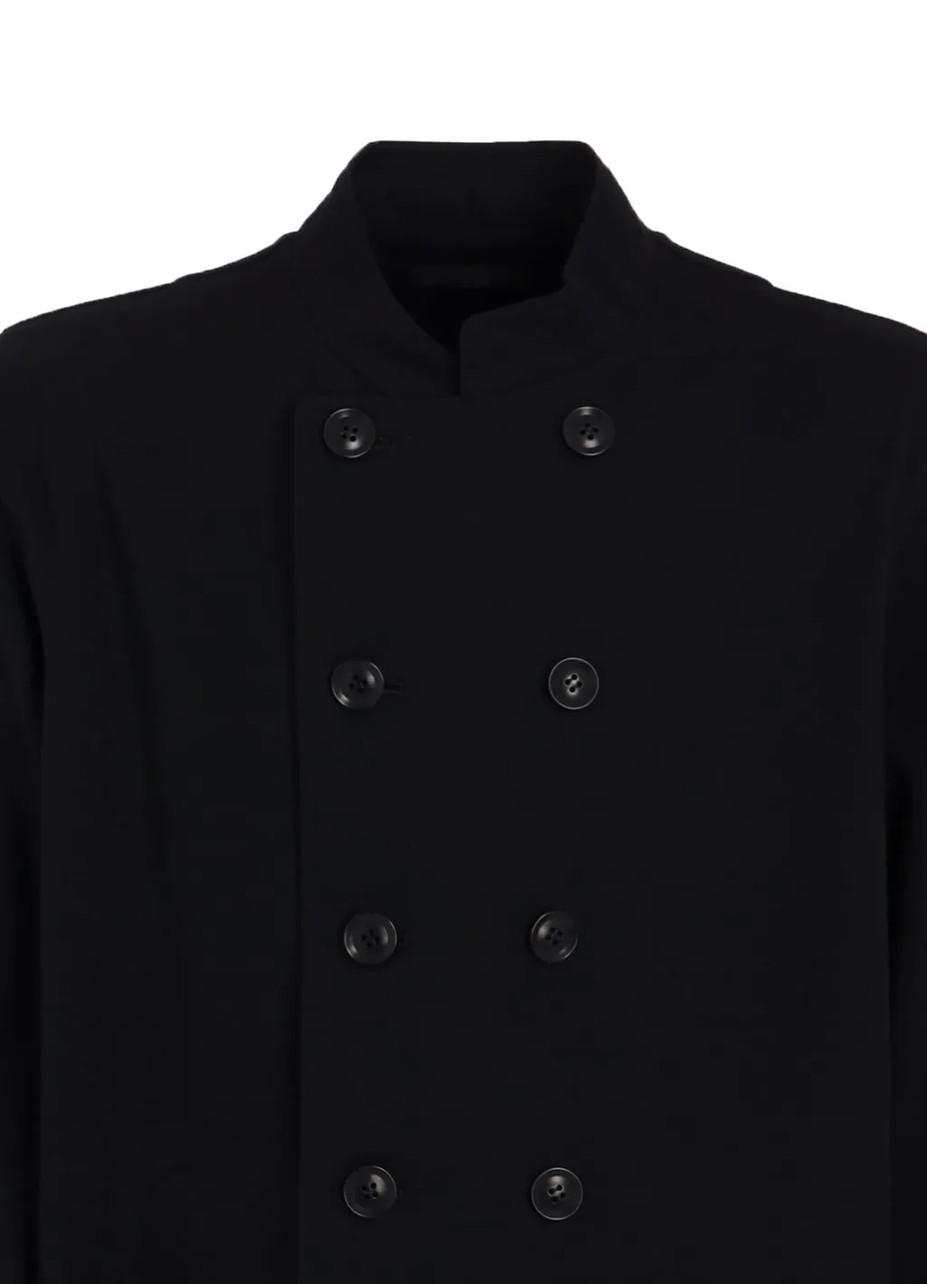 Cotton Jersey Stand Collar Double Jacket