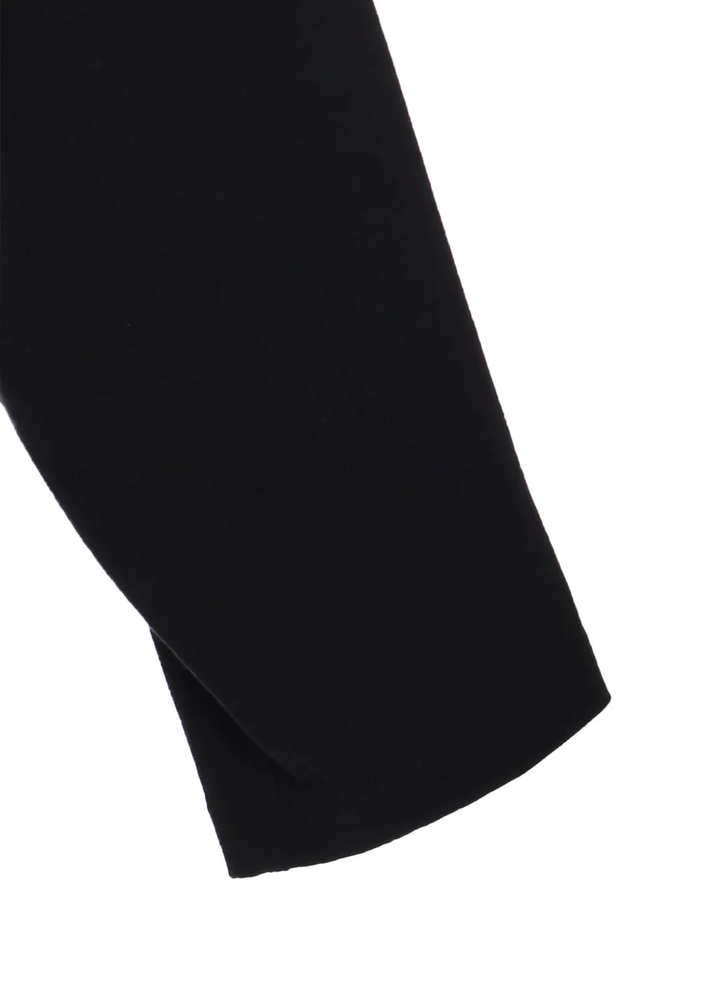 Cotton Jersey No-Collar Loop Cardigan