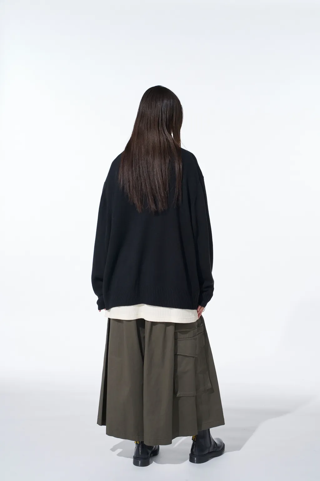 7G Wool-Blend Intarsia Message Cardigan