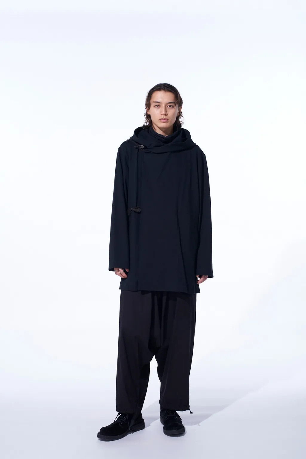 Cotton Jersey Toggle Double Robe