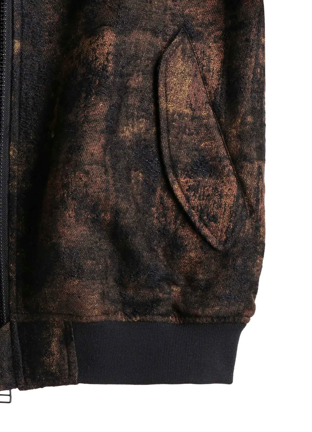 Check Jacquard Bomber Jacket