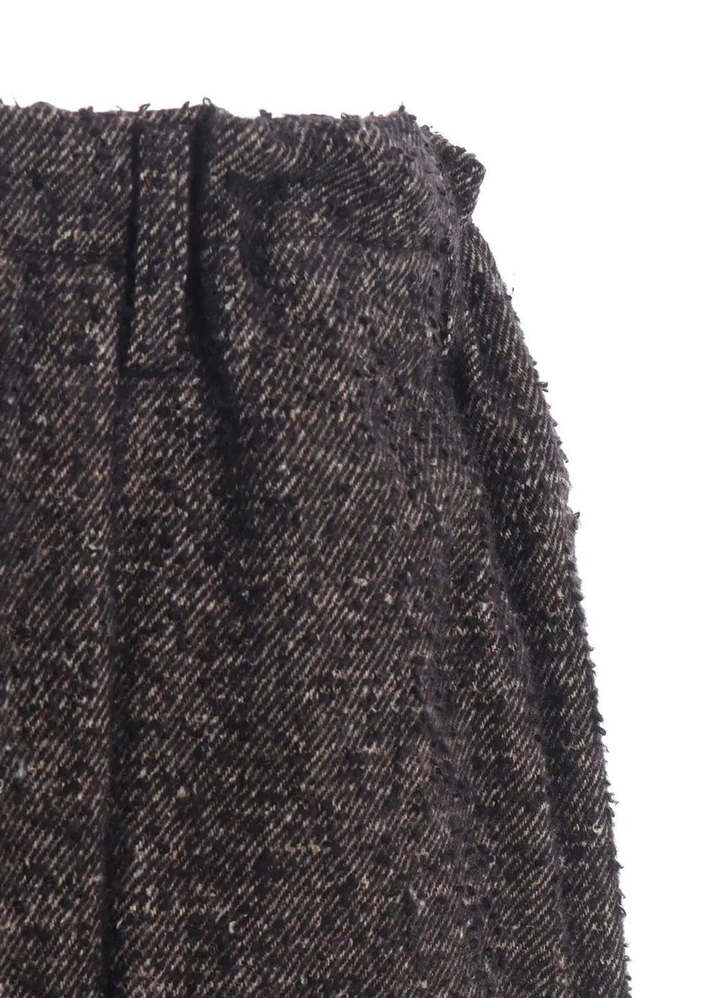 Brushed Twill Needle Punch Tapered Pants