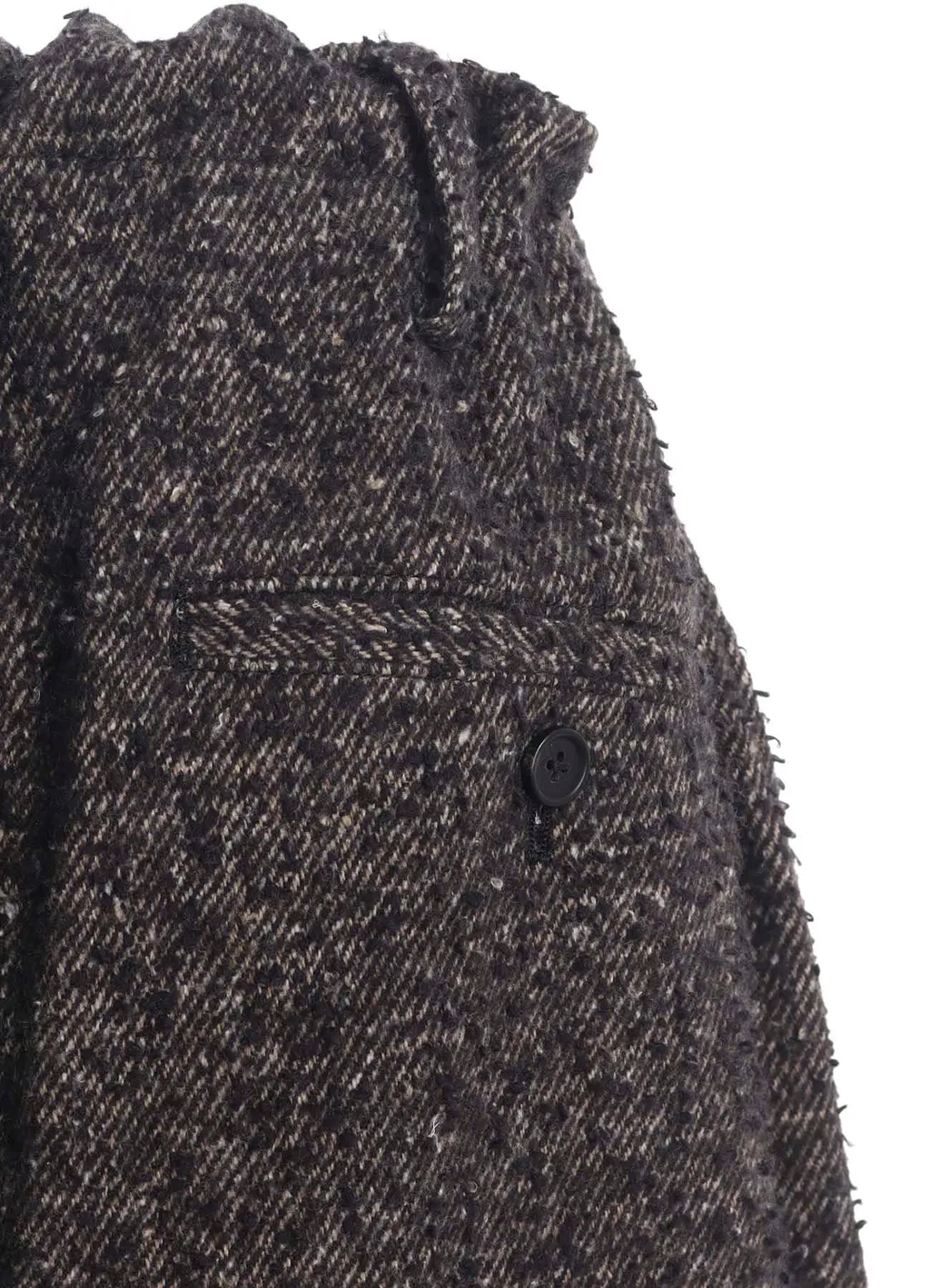 Brushed Twill Needle Punch Tapered Pants