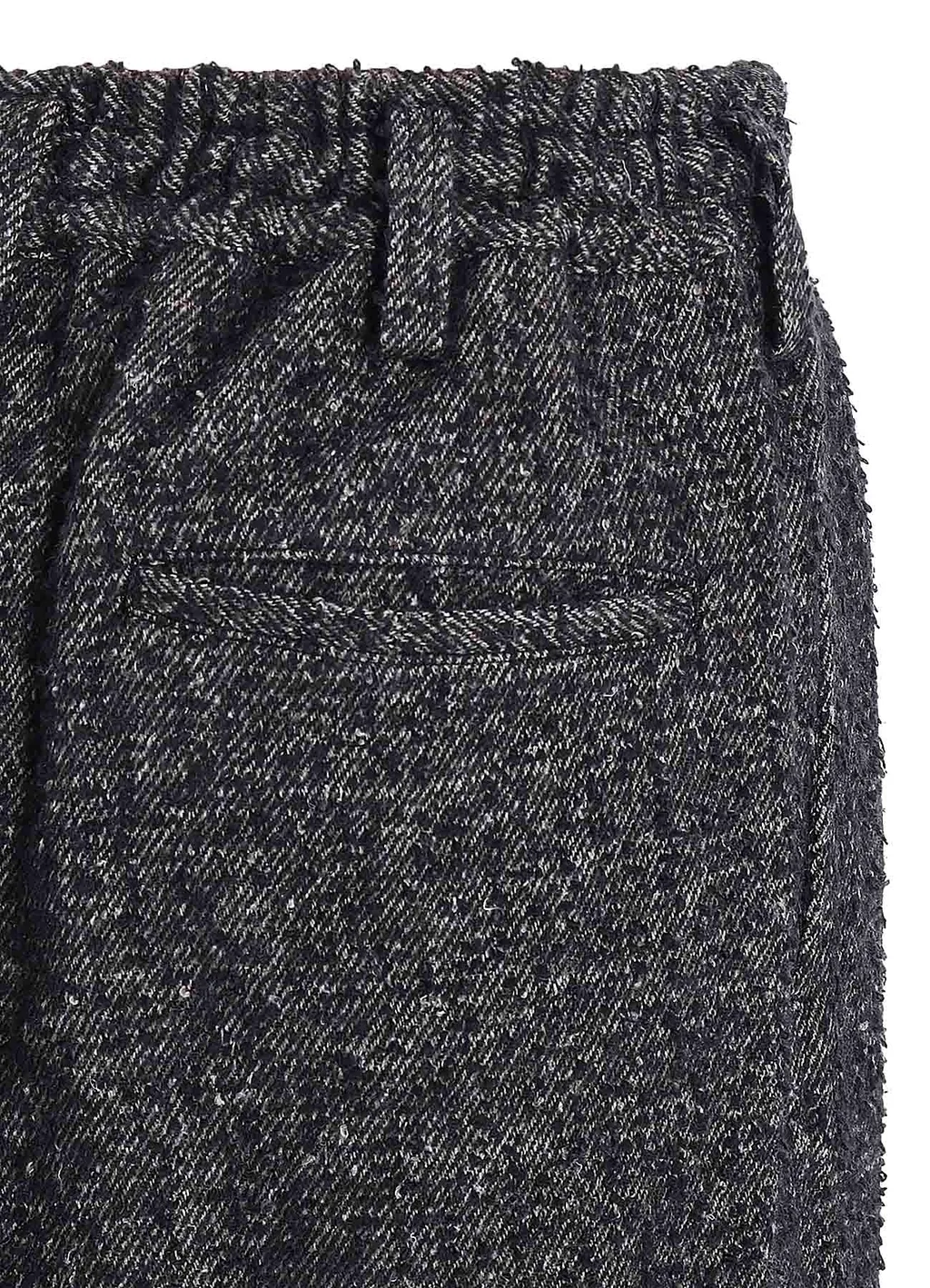 Brushed Twill Needle Punch Elastic Hakama Pants