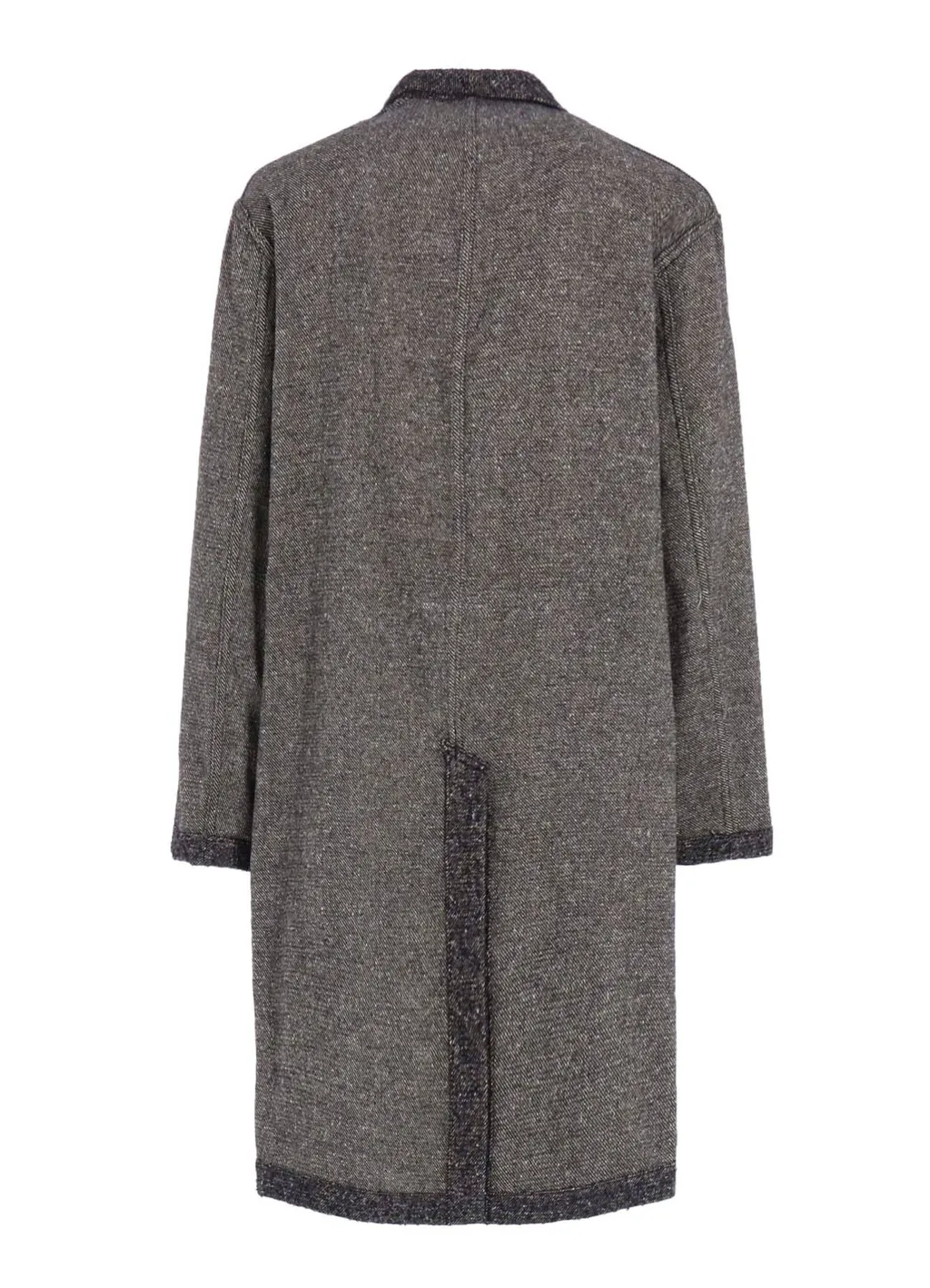 Brushed Twill Needle Punch Shop Coat