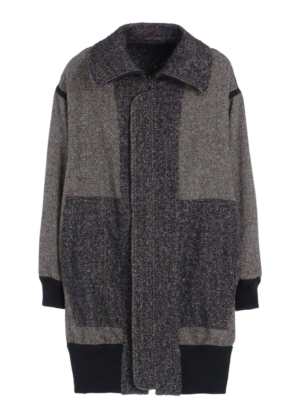 Brushed Twill Needle Punch Reversible Long Truck Top