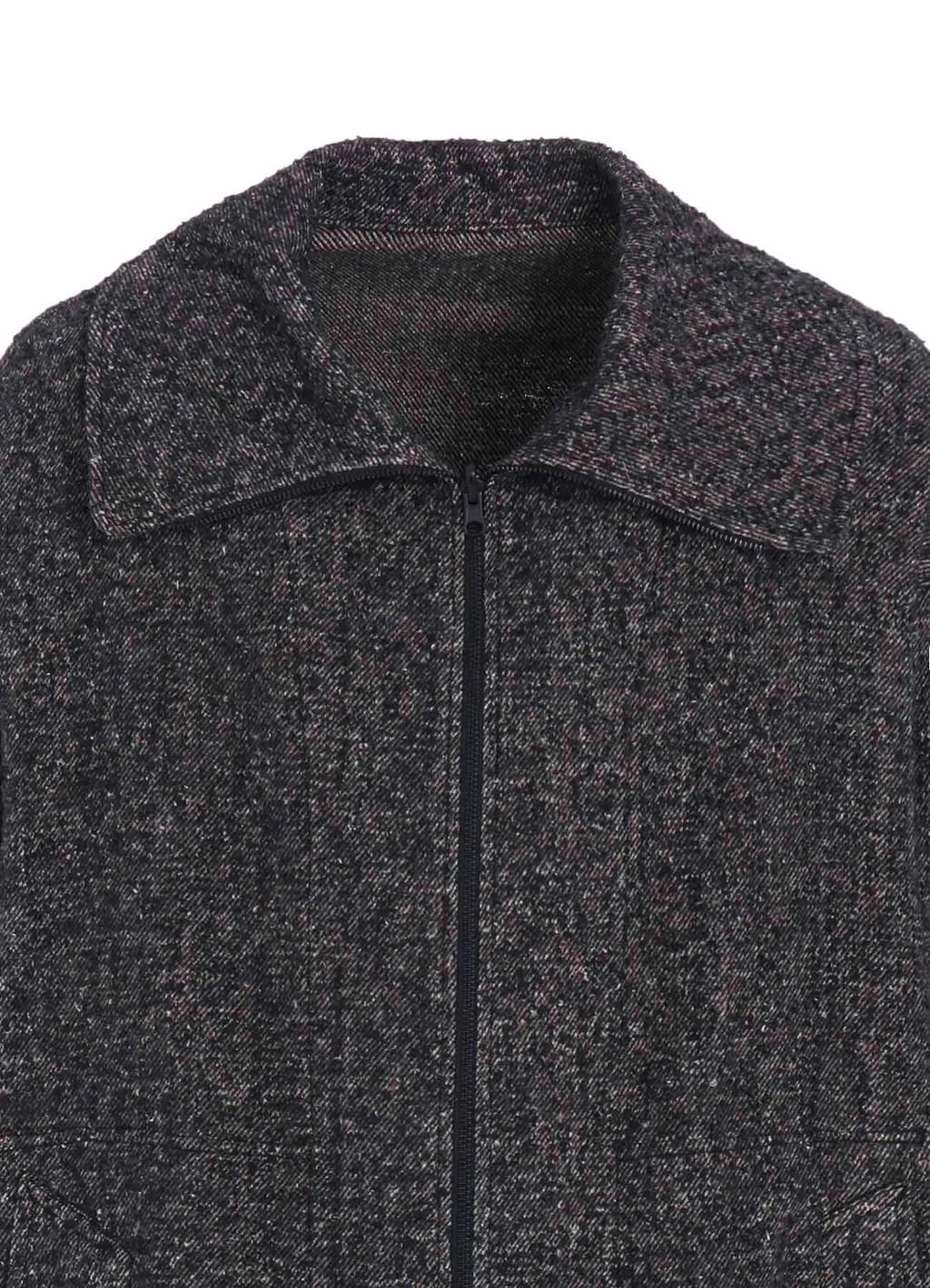 Brushed Twill Needle Punch Reversible Long Truck Top