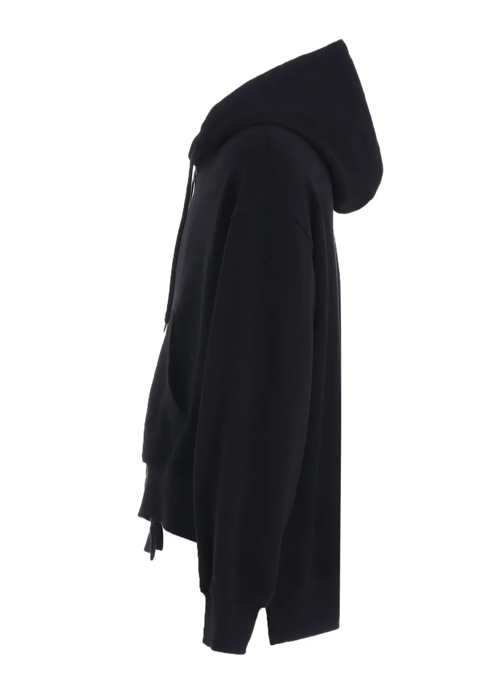 French Terry Asymmetrical Zip-Up Hoodie