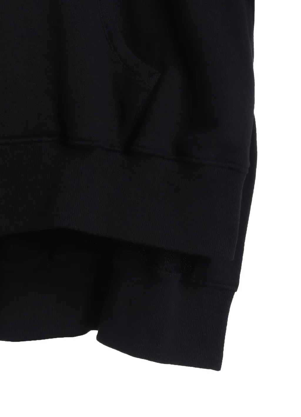 French Terry Asymmetrical Zip-Up Hoodie