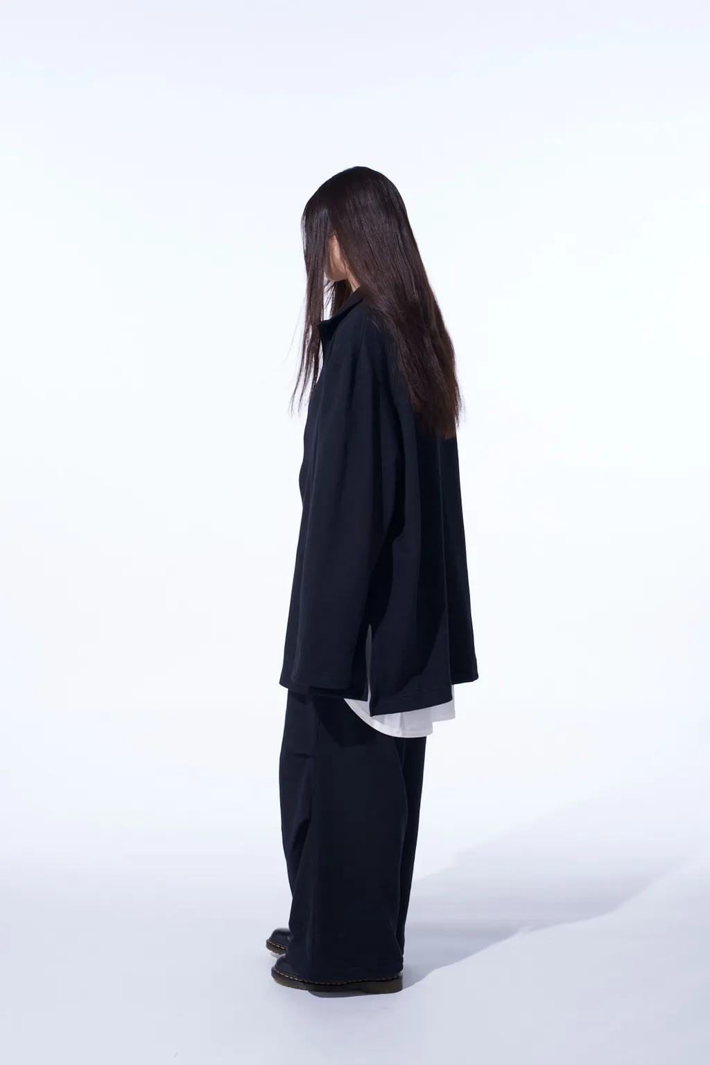 French Terry Tucked Pants