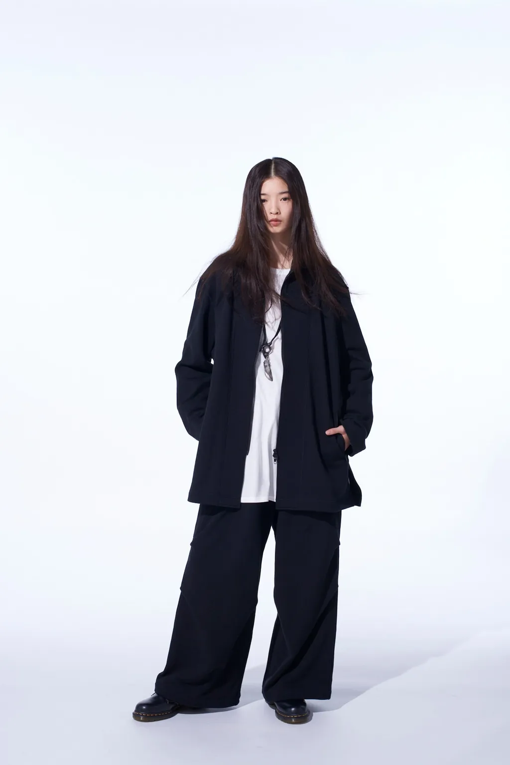 French Terry Tucked Pants
