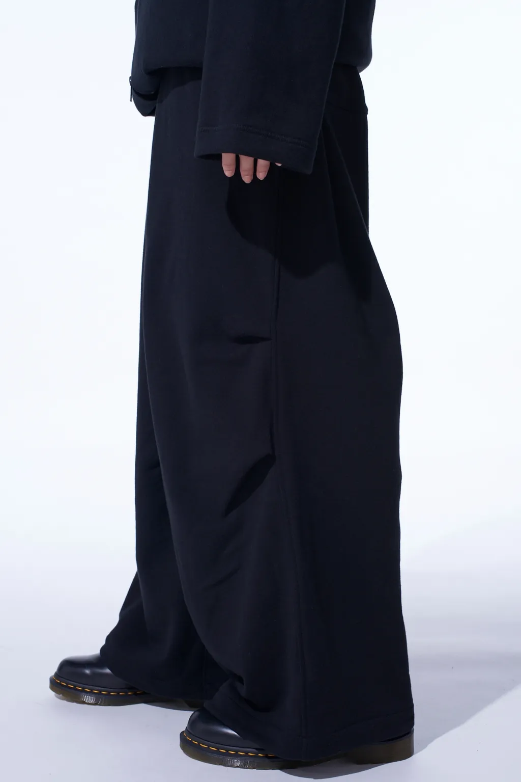 French Terry Tucked Pants