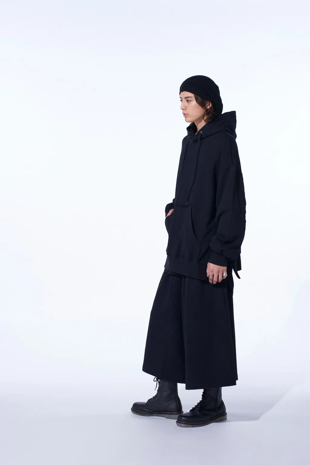French Terry Side Zip Hoodie