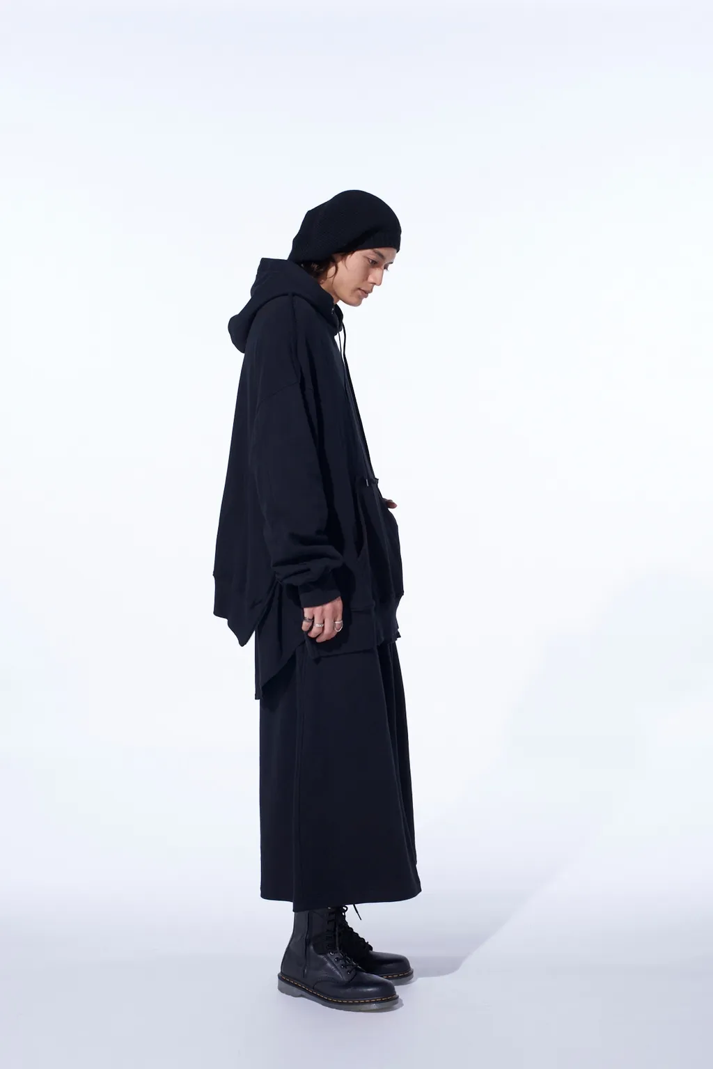 French Terry Side Zip Hoodie