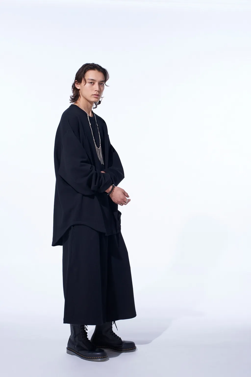French Terry Culotte Pants