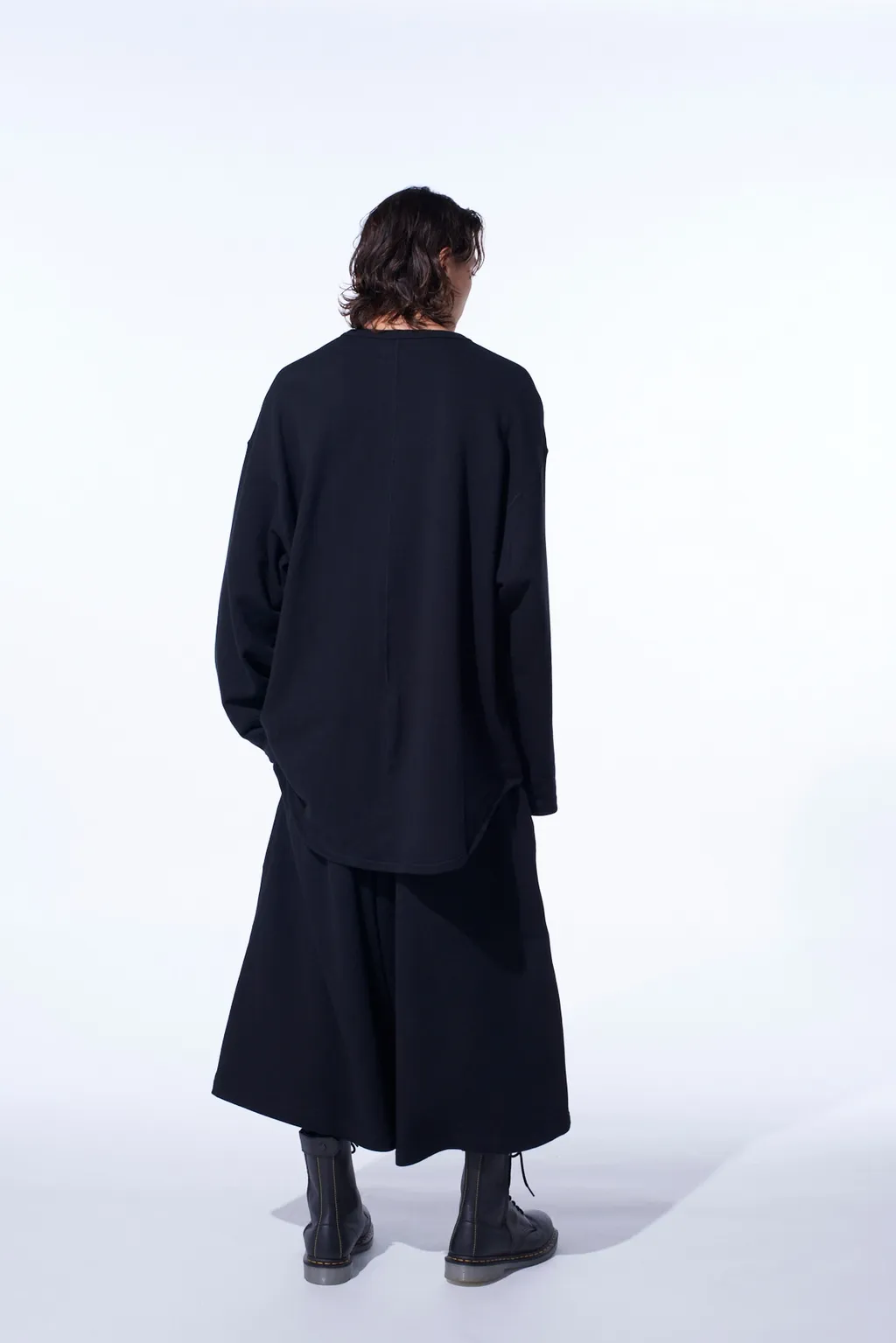 French Terry Culotte Pants