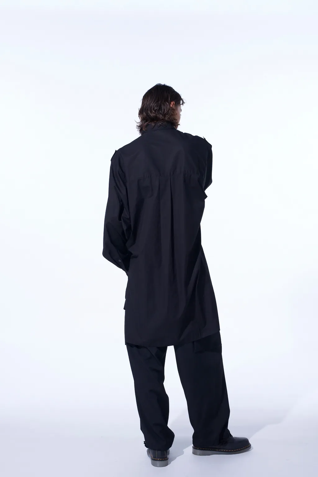 Cotton Broad Oversized Double Collar Shirt