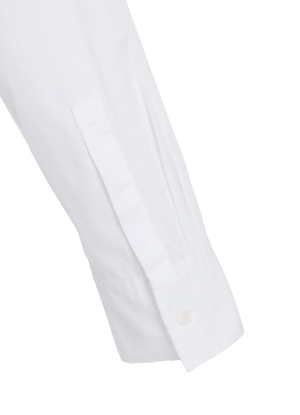 Cotton Broad Asymmetrical Frill Shirt