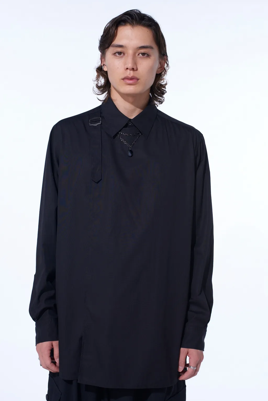 Cotton Broad Front Layer Shirt