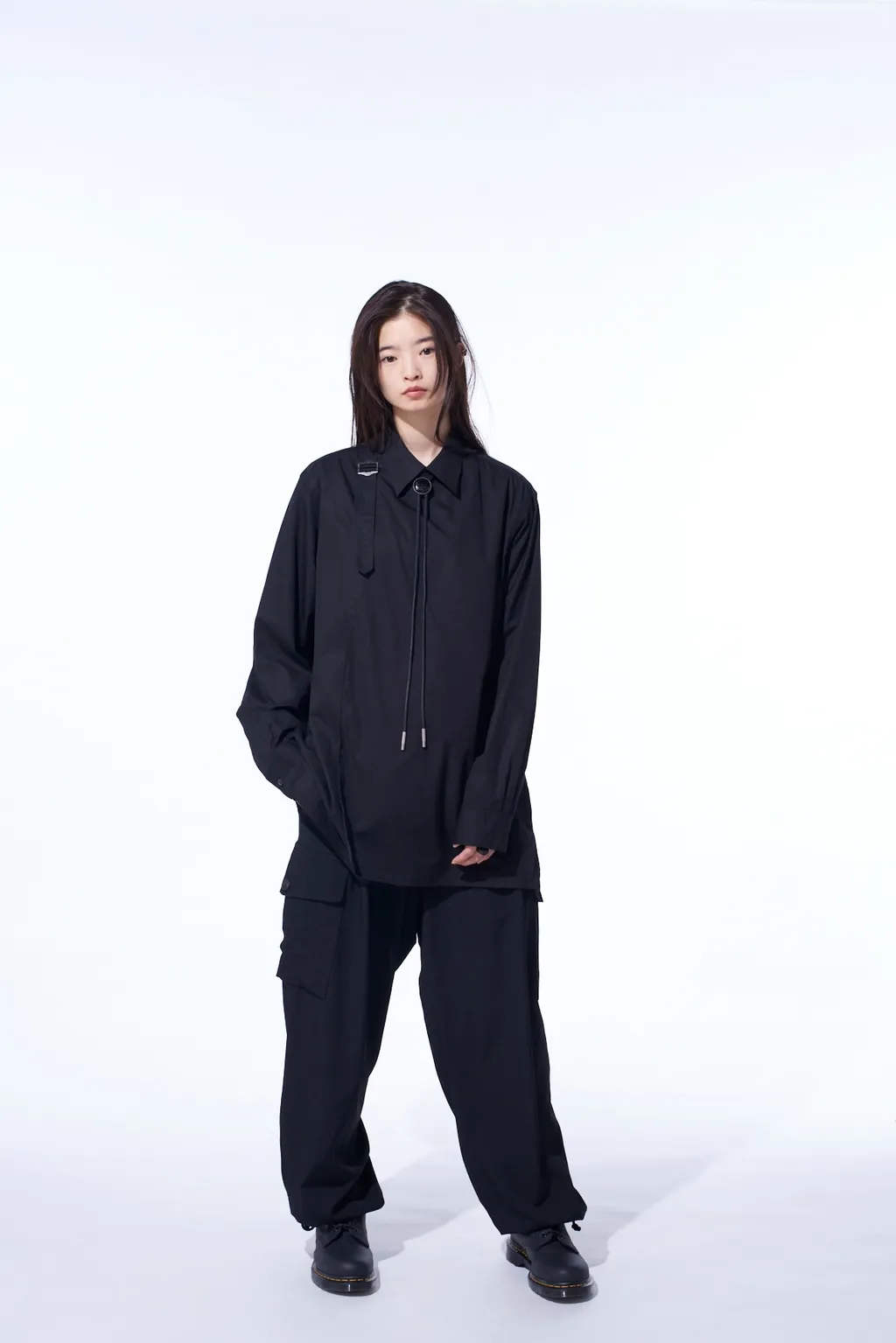Cotton Broad Front Layer Shirt