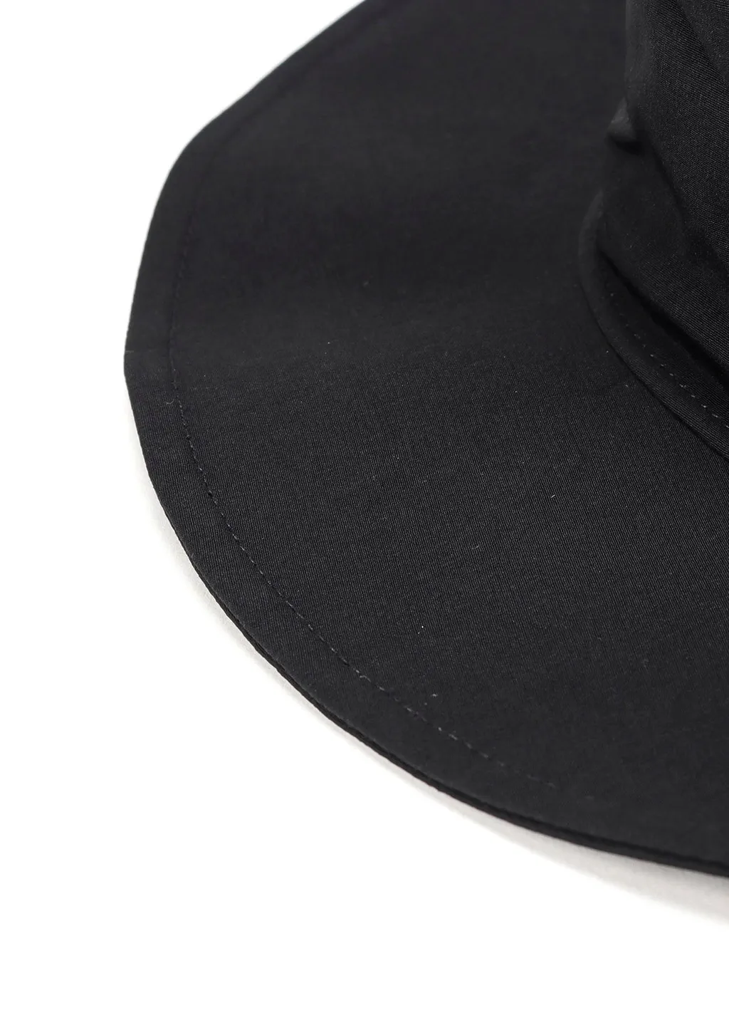 Crepe De Chine Long Brim Hat