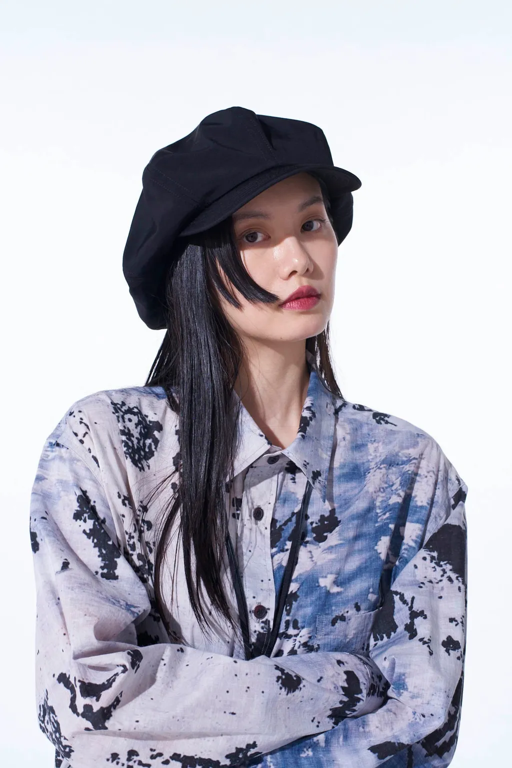 Crepe De Chine Casquette