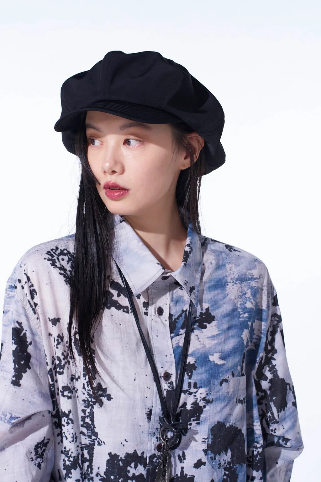 Crepe De Chine Casquette