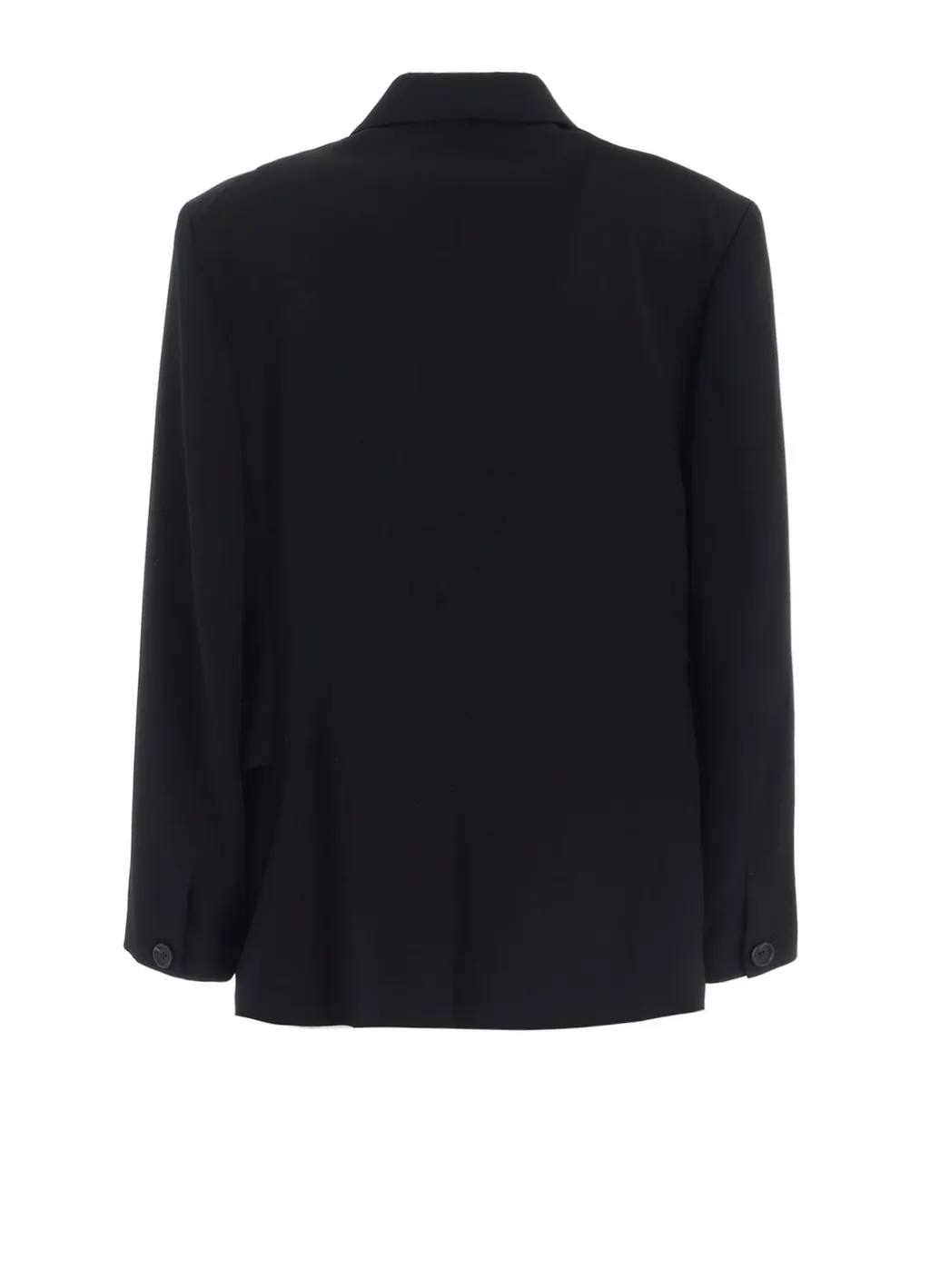 Washer Wool Gabardine Vest Front Jacket