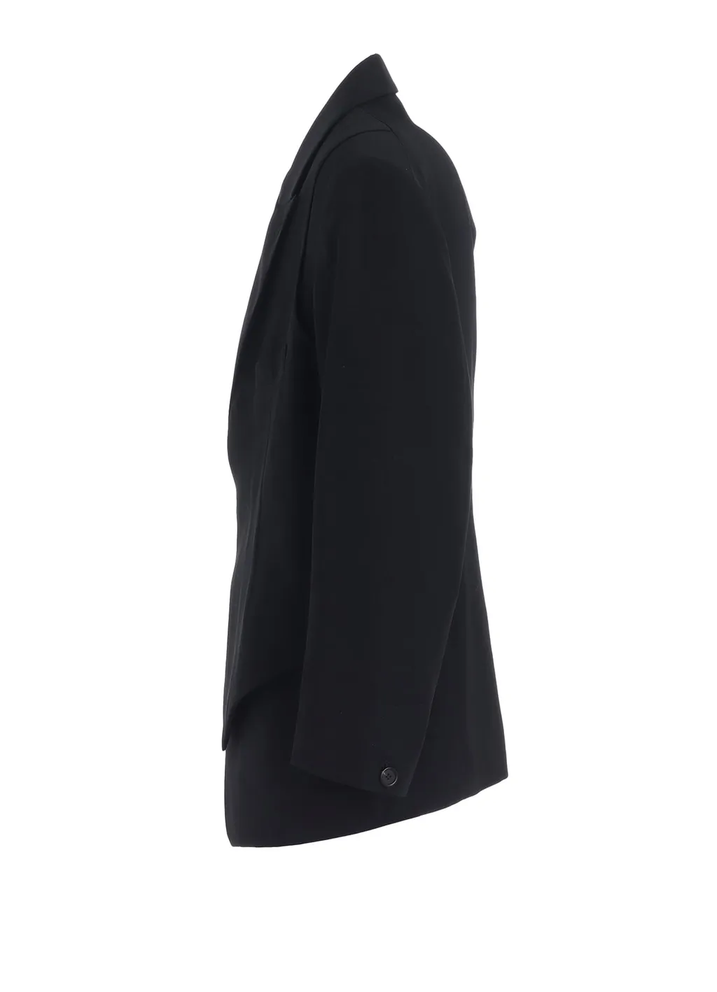 Washer Wool Gabardine Vest Front Jacket