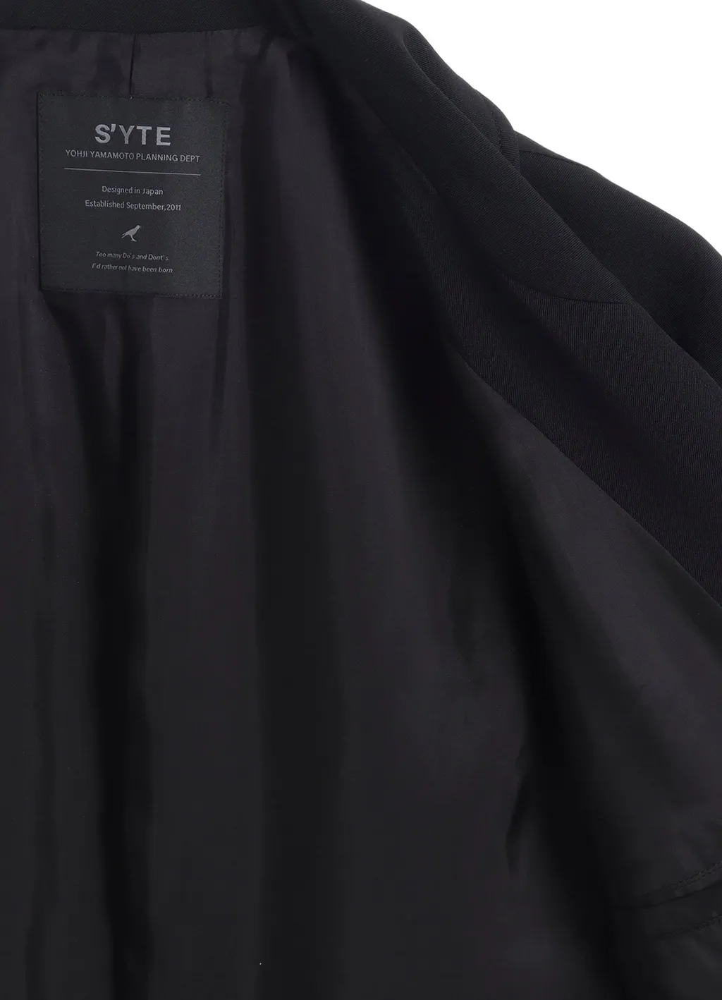 Washer Wool Gabardine Asymmetric Pocket Jacket