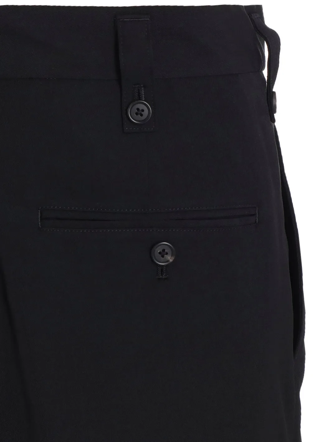 Washer Wool Gabardine Skirted Wrap Pants
