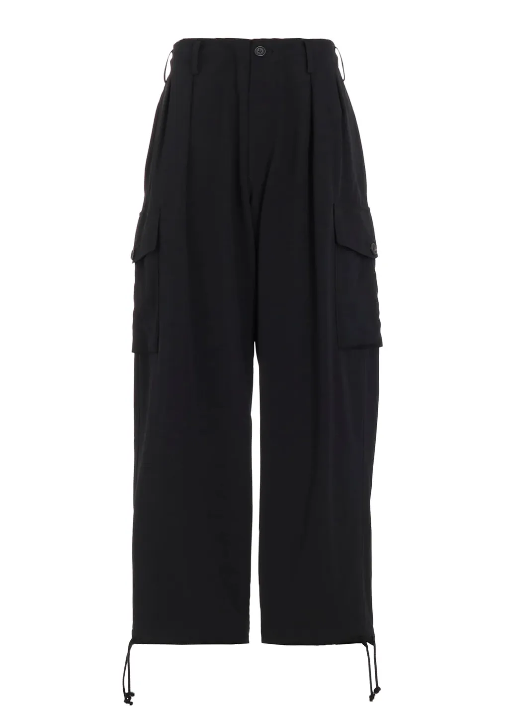 Washer Wool Gabardine 2 Tuck Cargo Pants