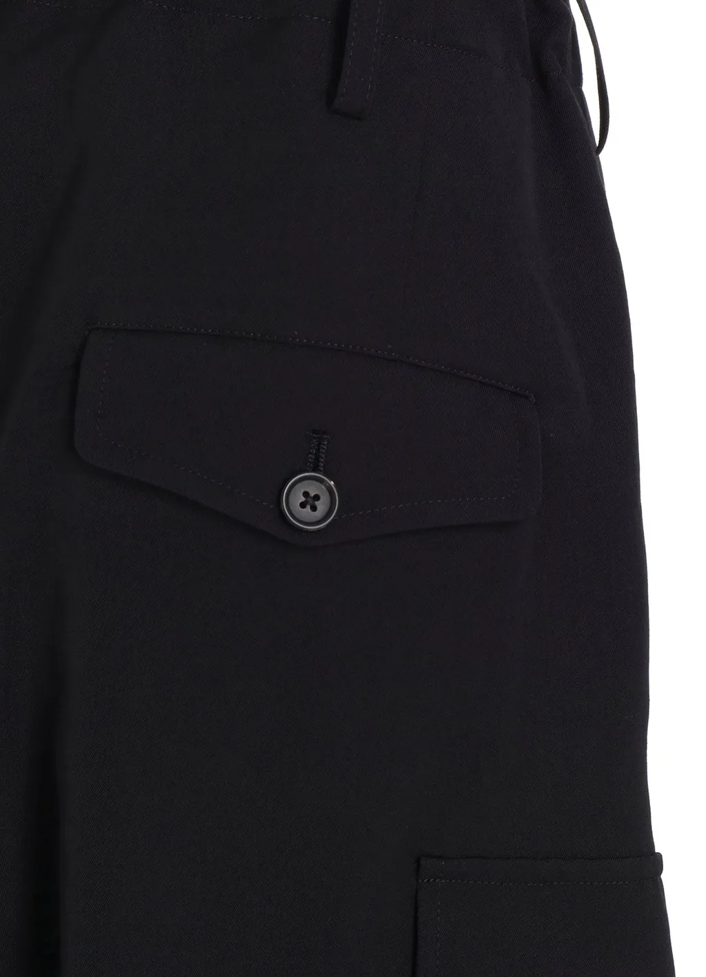 Washer Wool Gabardine 2 Tuck Cargo Pants