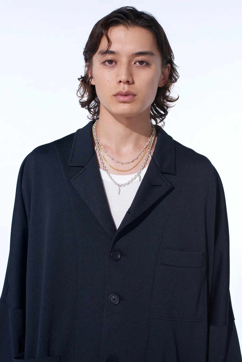 Pe/Smooth Yoke Sleeve Jacket