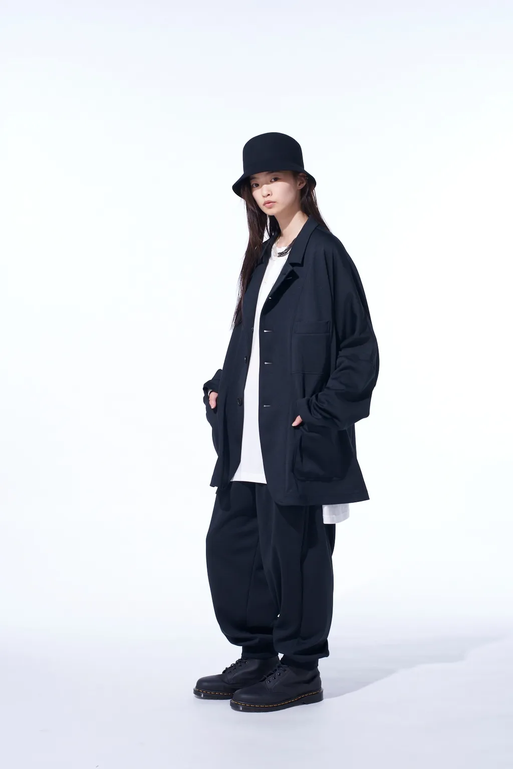 Pe/Smooth Yoke Sleeve Jacket