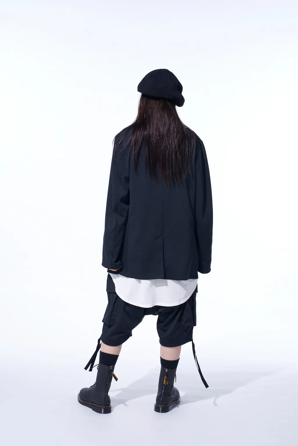 Pe/Smooth Zipper Thread Turtle Neck Jacket