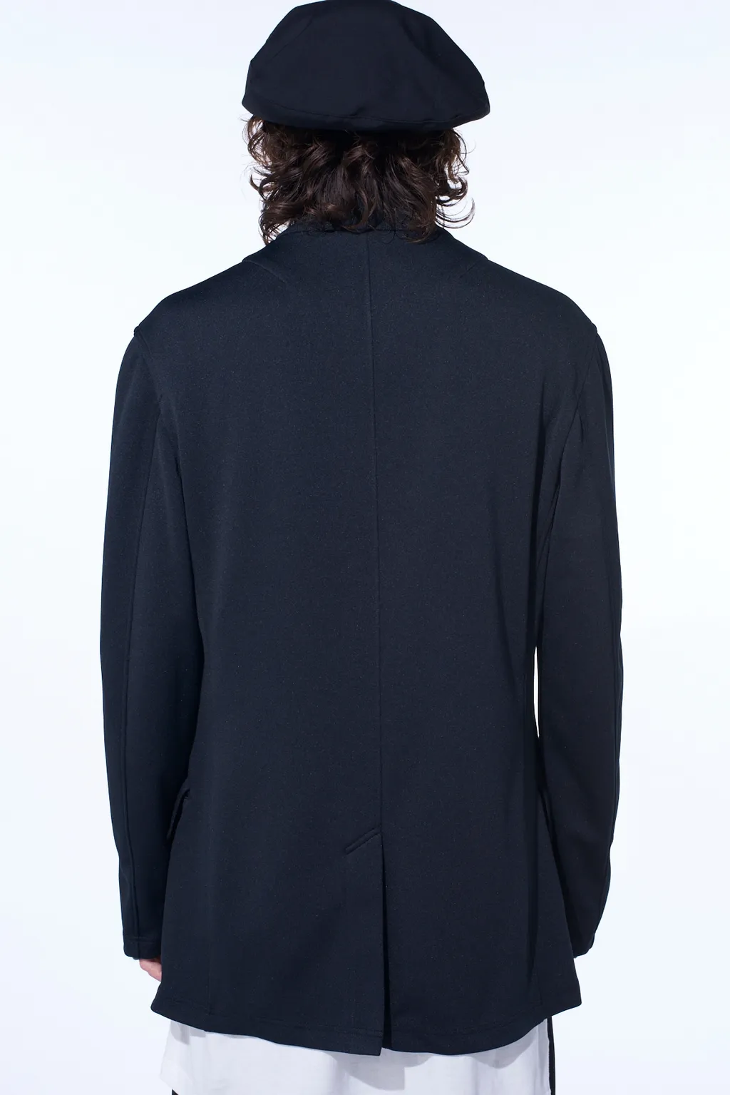 Pe/Smooth Zipper Thread Turtle Neck Jacket