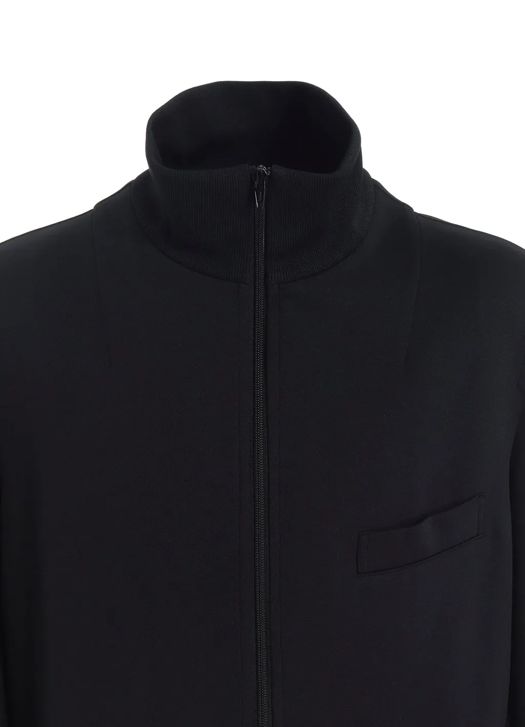 Pe/Smooth Zipper Thread Turtle Neck Jacket