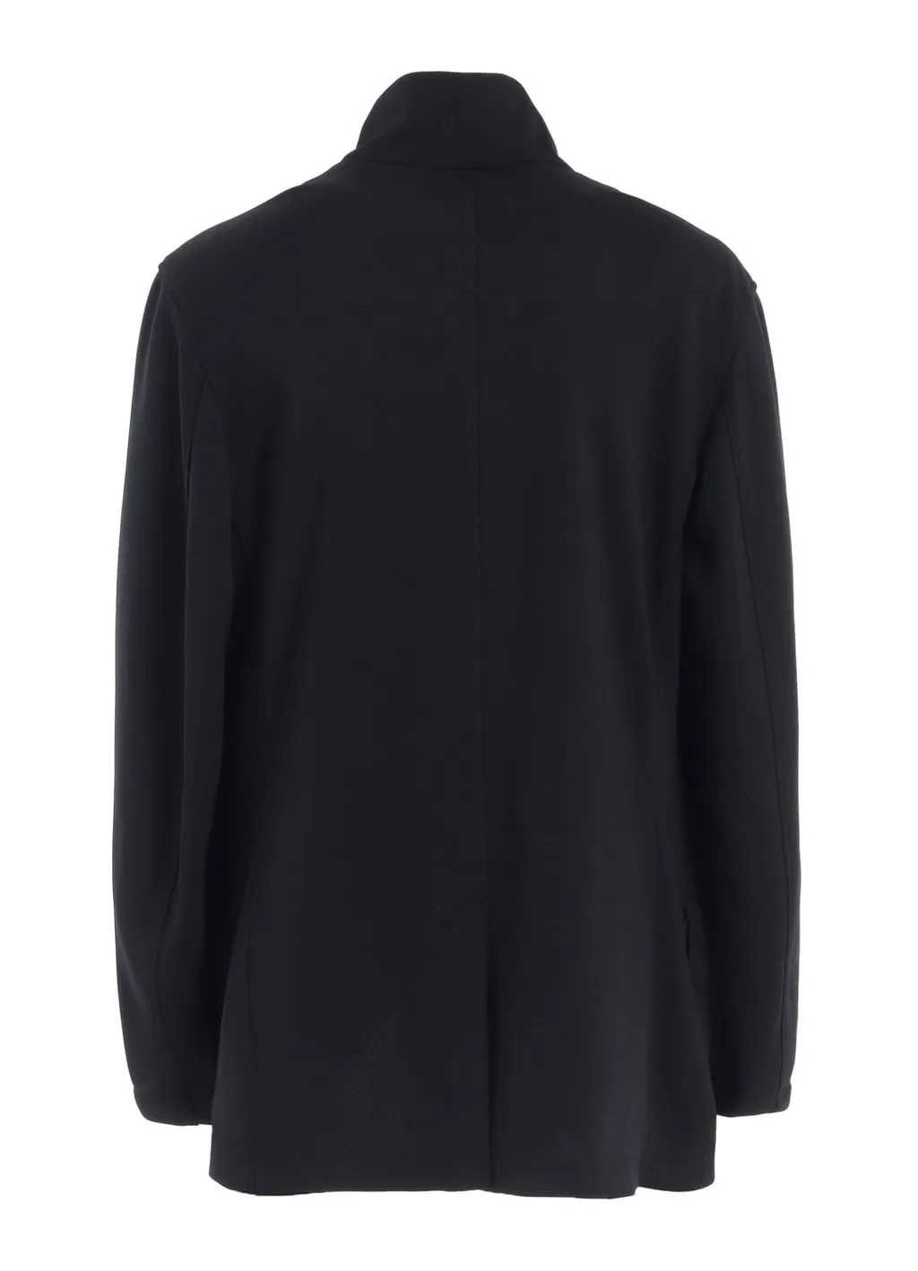 Pe/Smooth Zipper Thread Turtle Neck Jacket