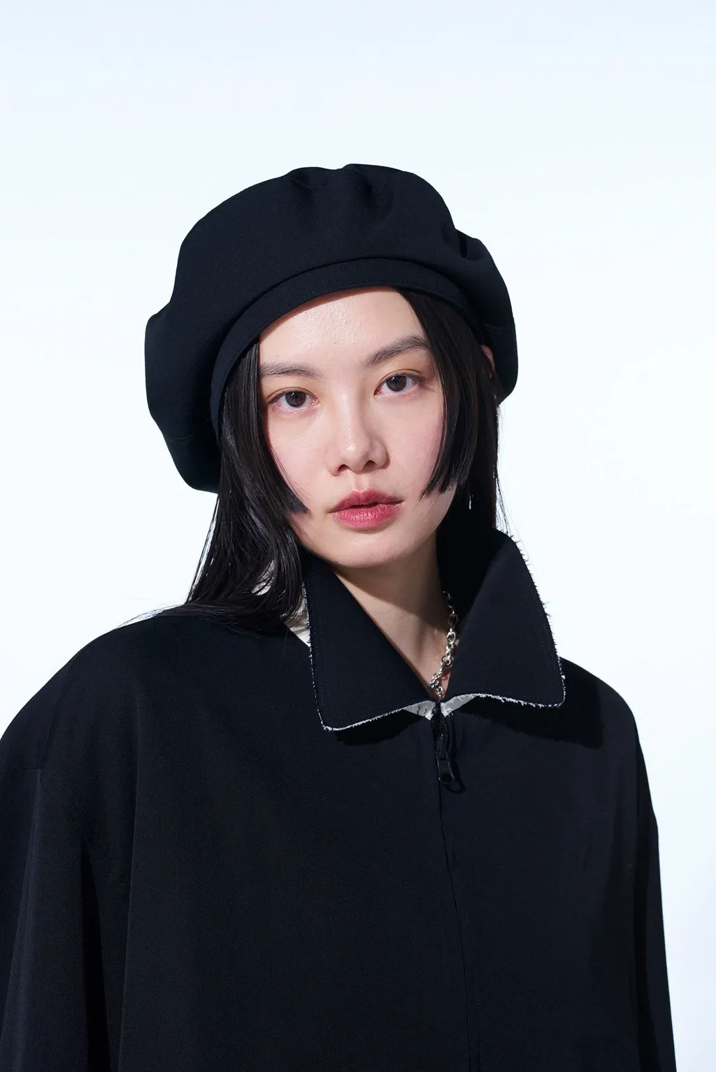 Washer Wool Gabardine Beret