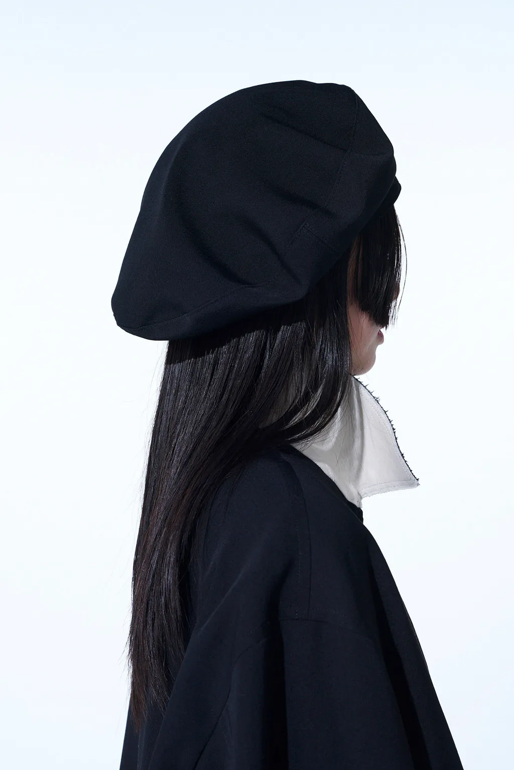 Washer Wool Gabardine Beret