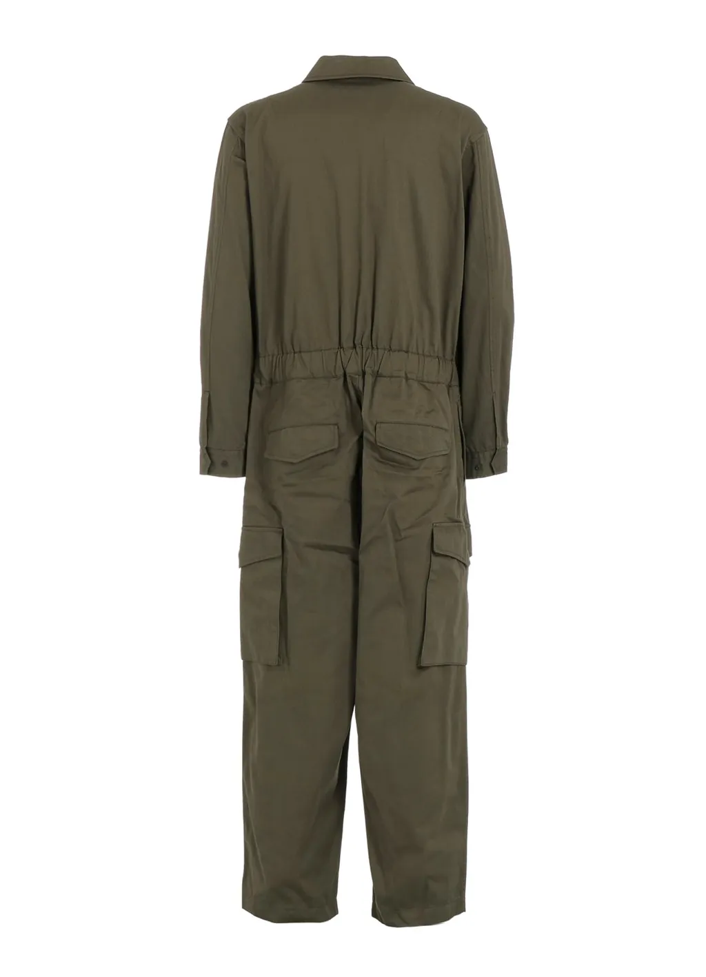 Cotton Twill 6-Pocket Zip-Up Jumpsuit